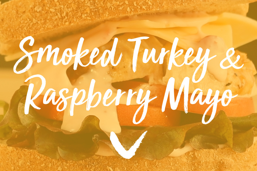 Smoked Turkey & Raspberry Mayo Sandwich Recipe